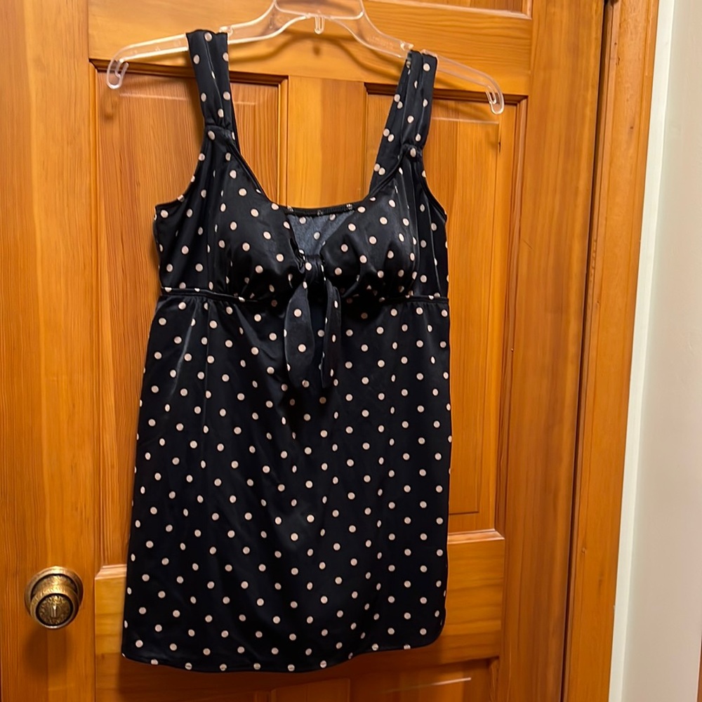 Longitude One Piece Bathing Suit. Size 16